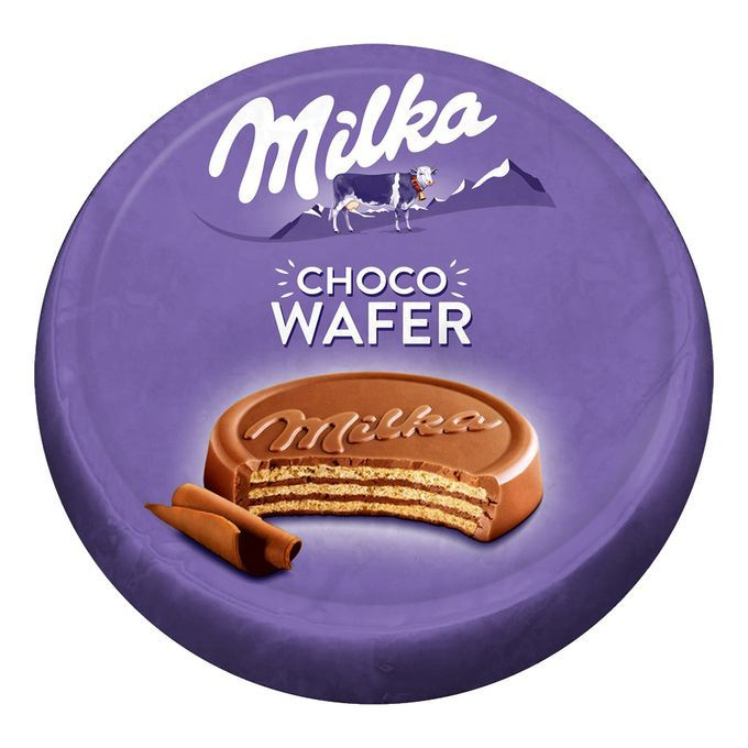 Вафля в шоколаде Милка Вафер 30 г*10 шт/ Milka Choco Wafer Cookies 30 g * 10  #1
