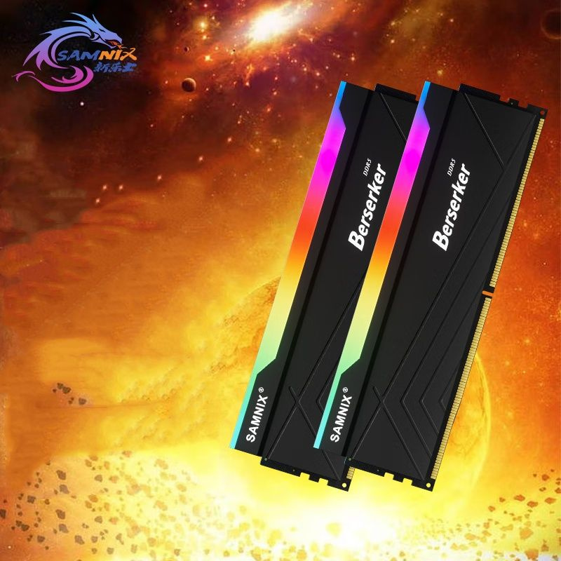Модуль оперативной памяти SAMNIX DDR5 8000 Berserker BLACK RGB,Hynix A ...