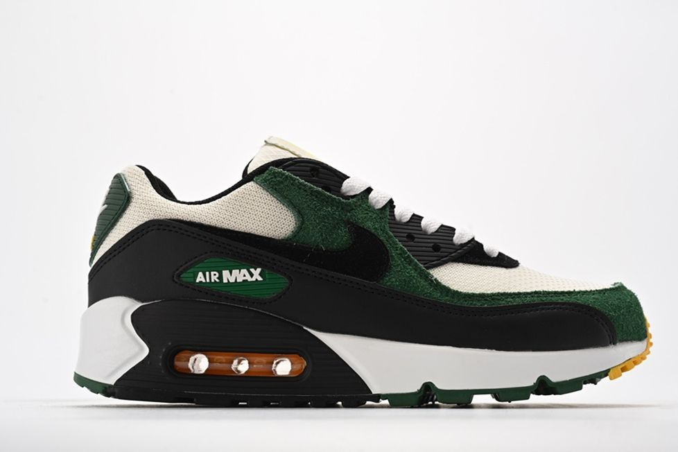 Nike air max green and black best sale