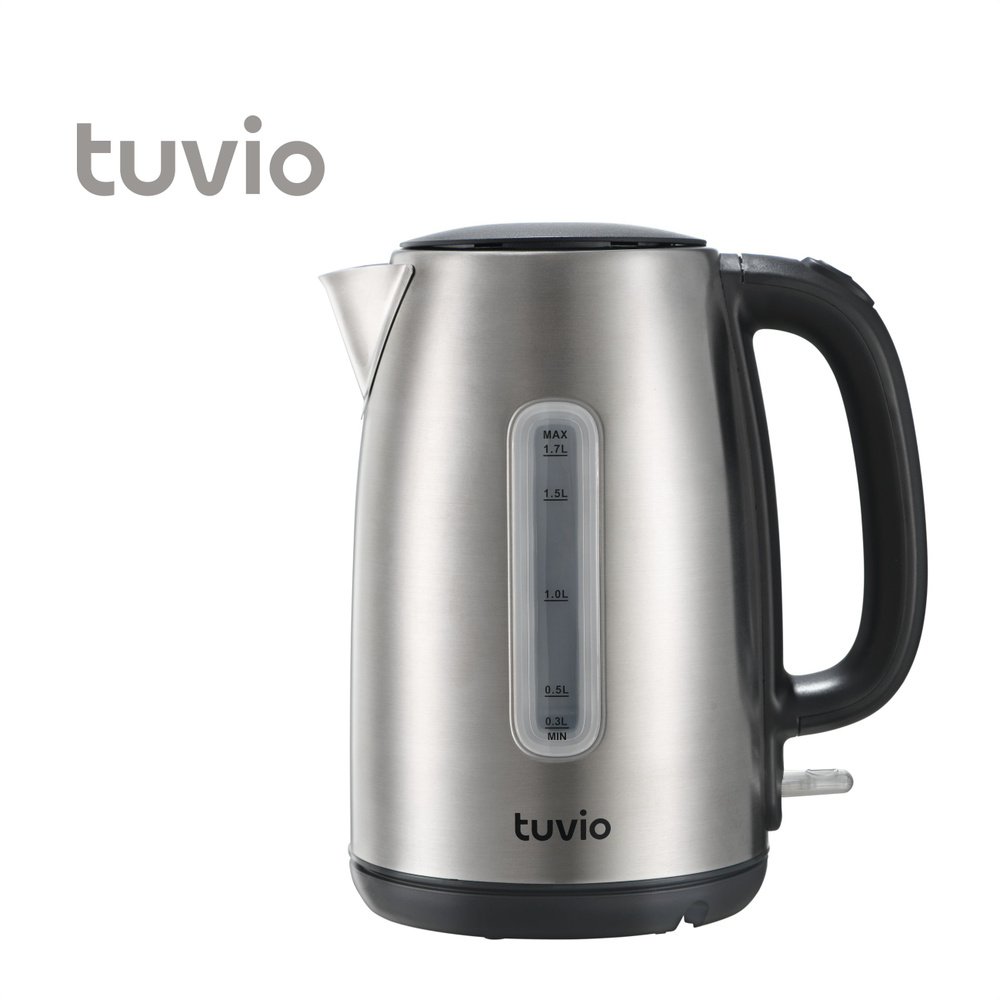 Купить электрический чайник Tuvio Чайник TUK217M1, серебристый/черный ...