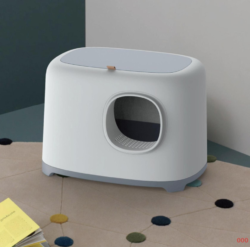 Туалет лоток для кошек закрытый большой домик - купить с доставкой по ...
