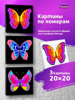 Картины по номерам (триптих) 40х50 P048