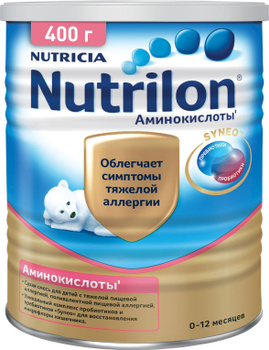 Смесь NUTRILON Антирефлюкс с 0 до 12 мес ж/б 400гр