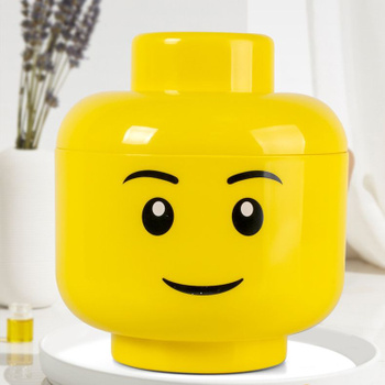 Lego hot sale head container