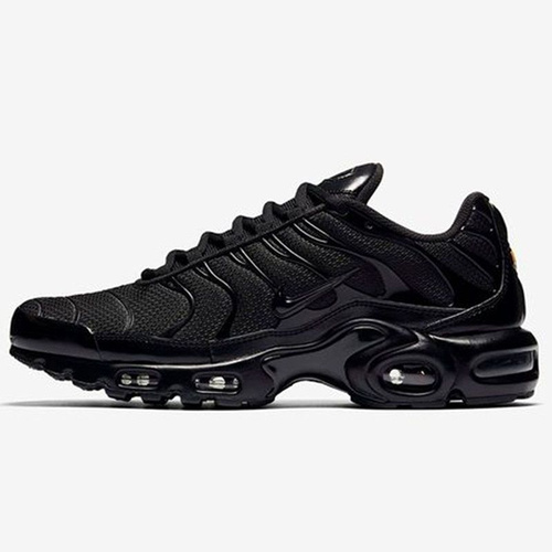 Nike air max plus 2025 premium schwarz