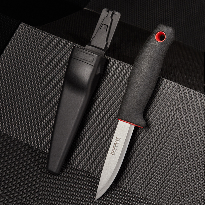 Нож строительный Rexant с усиленным лезвием 95 мм -  по доступной .