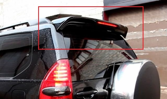 Спойлер для авто с стоп сигналом на Toyota Land Cruiser Prado 120 (2003 ...