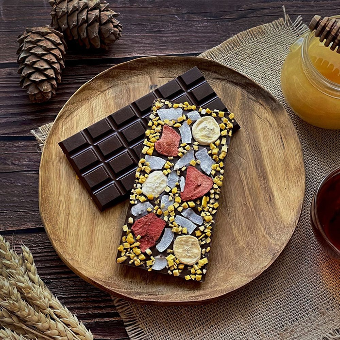 Шоколад молочный Тропический, 100 грамм, 1шт. 60% какао, натуральный ...