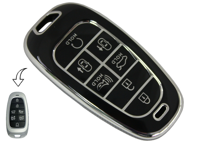 Чехол из термопластика TPU для автомобильного ключа Hyundai ( Хендай ...