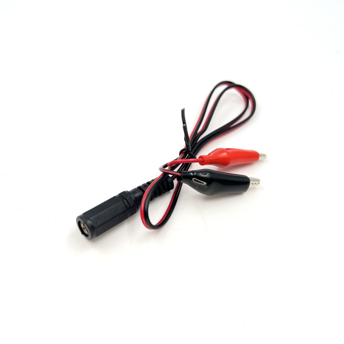 Переходник Разъём DC 2,1*5,5 (3А, гнездо, шнур) -> Разъем крокодил 35мм ...