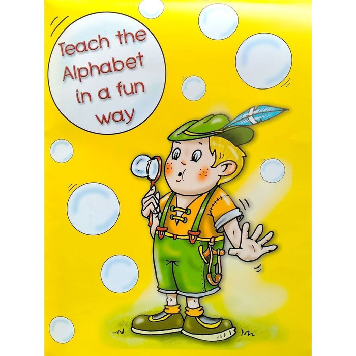 Плакат Letterfun Poster английский алфавит - купить с доставкой по ...