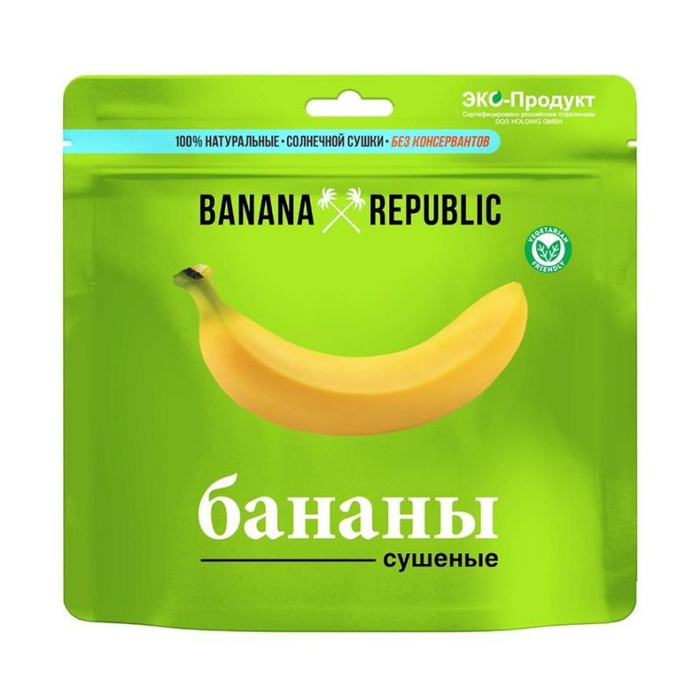 Banana Republic Бананы сушеные дой-пак, 200 грамм - купить с доставкой ...