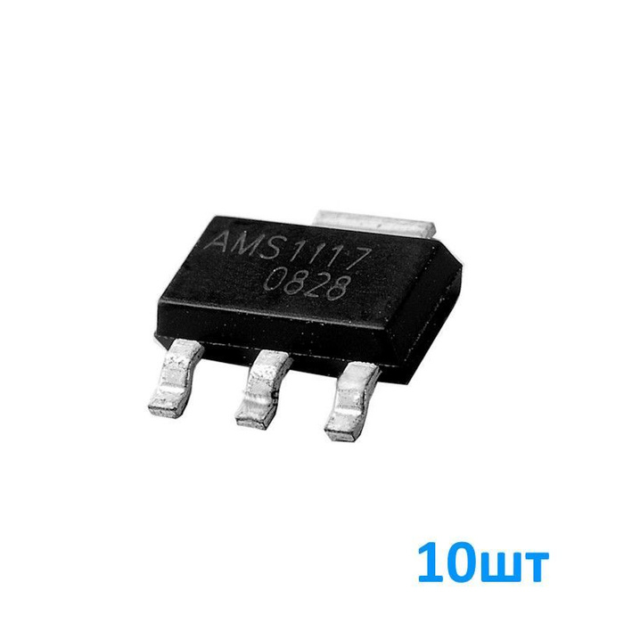 AMS1117-ADJ, Микросхема, Регулируемый LDO стабилизатор напряжения, 1А ...