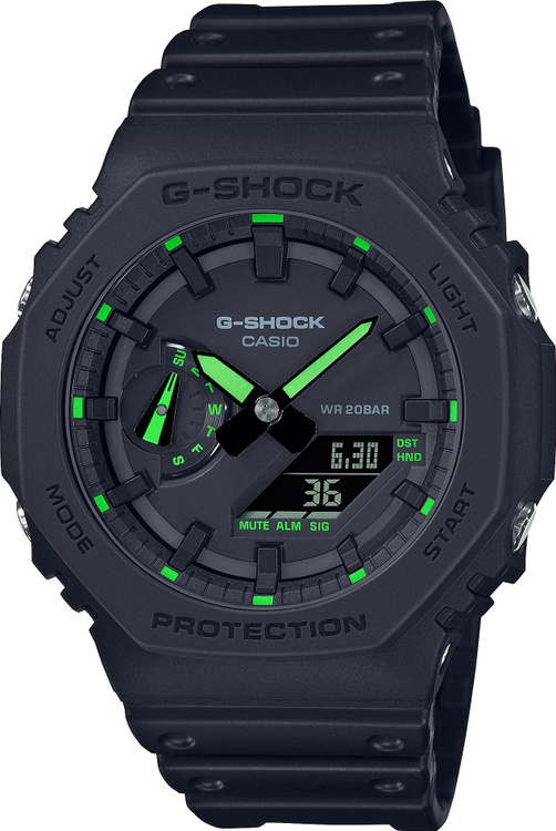 Японские наручные часы Casio G-Shock GA-2100-1A3 мужские кварцевые ...