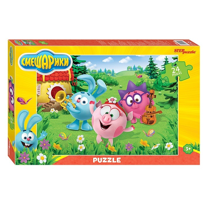 MAXI-пазл Step Puzzle 24 детали "Смешарики" (Мармелад Медиа) (90044 ...