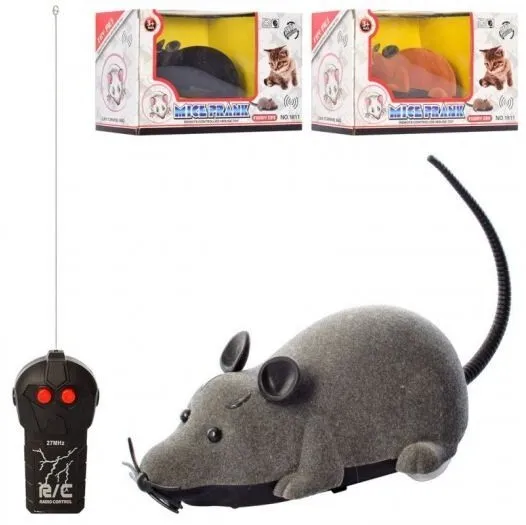 Мышка на радиоуправлении (13 см) - игрушка для кошки и кота ST-711, вариант, фото 6
