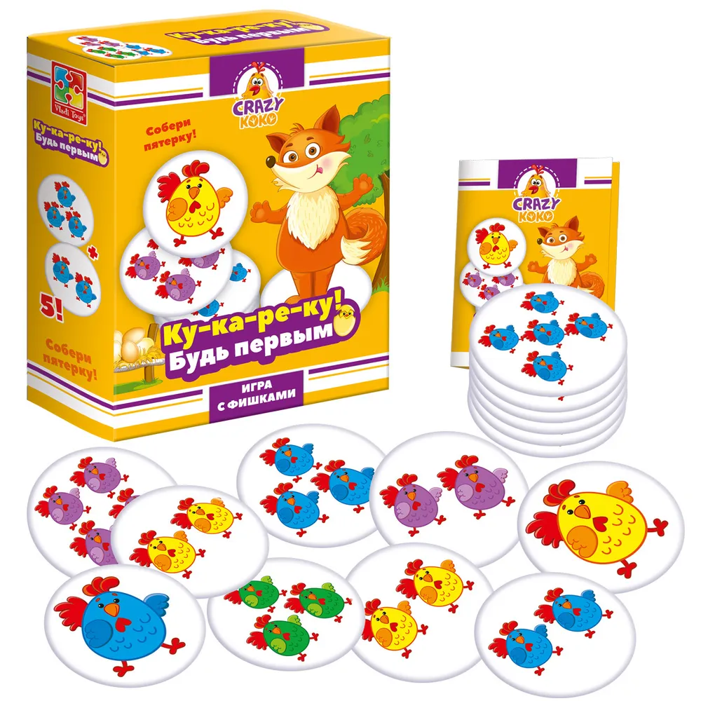 Игра настольная Vladi Toys Ку-ка-ре-ку! , VT8025-04 #1