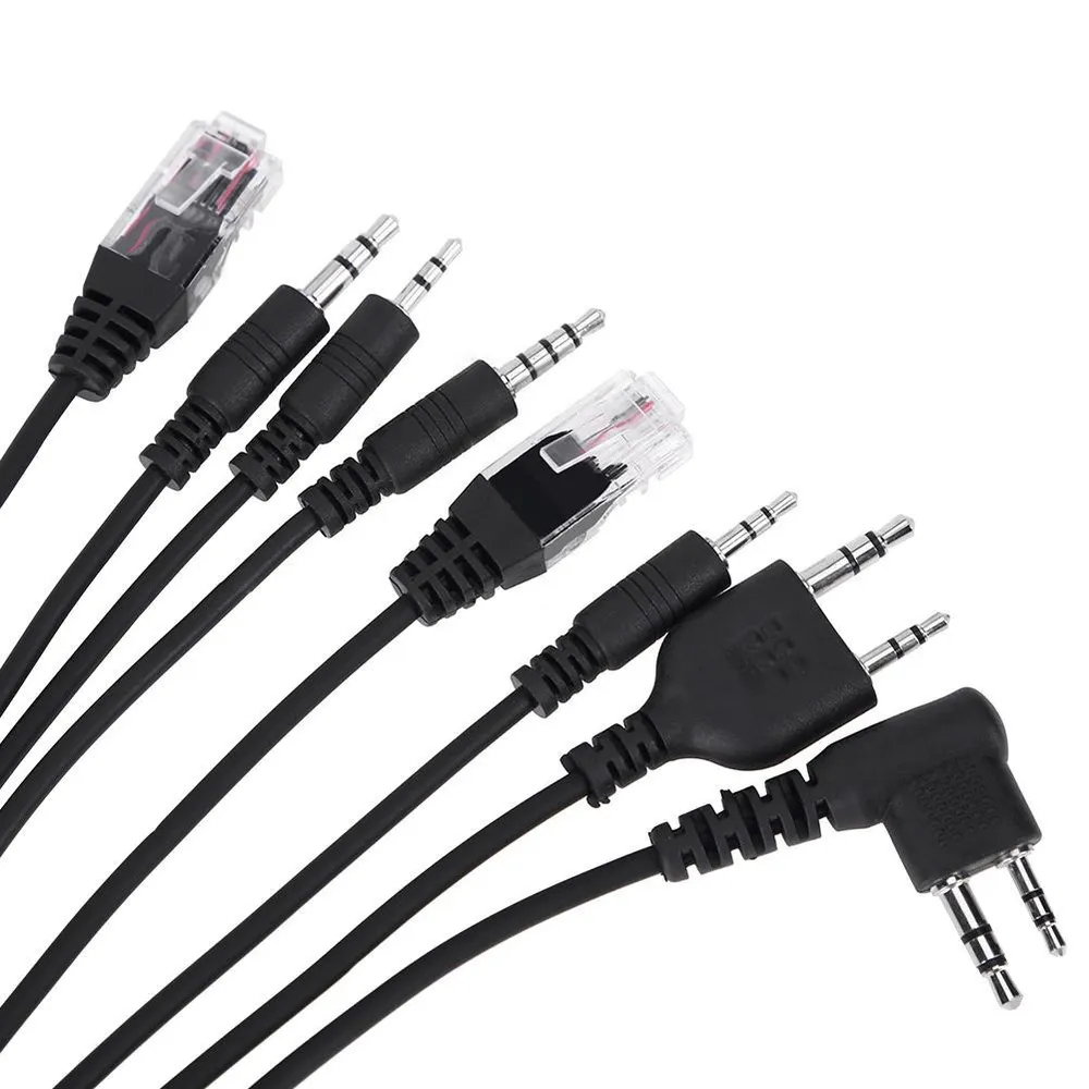 USB кабель программатор 8 в 1 для программирования раций BAOFENG, Kenwood, Retevis, MOTOROLA, TYT, QYT, ICOM, HYT, вариант, фото 4