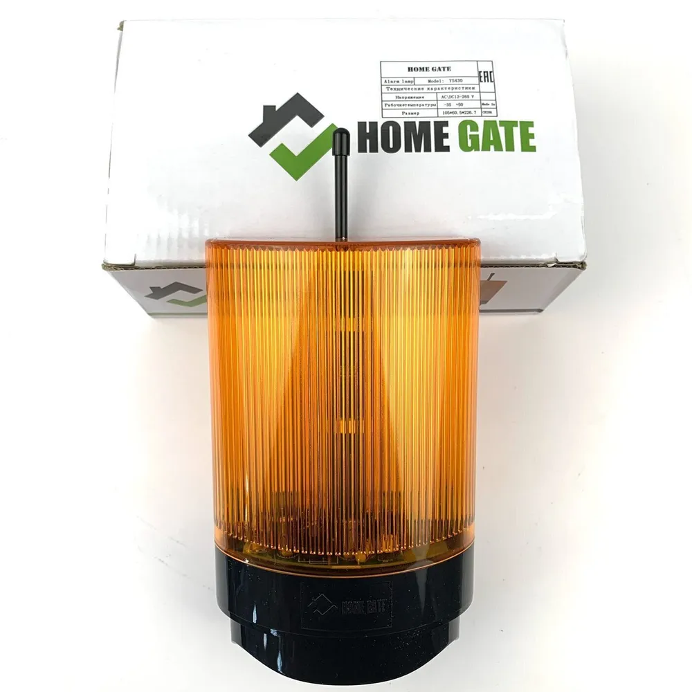 Сигнальная лампа универсальная с антенной Home Gate YS-430, светодиодная 12-230 вольт, вариант, фото 2