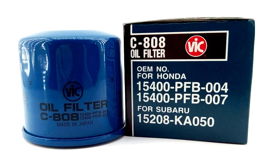 Фильтр масляный VIC для YAMAHA F15-60/ HONDA BF8-60 OEM: 5GH-13440-20/15400-PFB-004, 8M0162832, 822626Q03, вариант