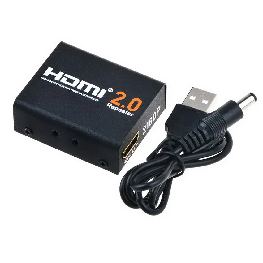 Репитер - повторитель - усилитель сигнала HDMI2.0, 4K 3D, до 60 метров, активный, черный, 60 м, фото 5