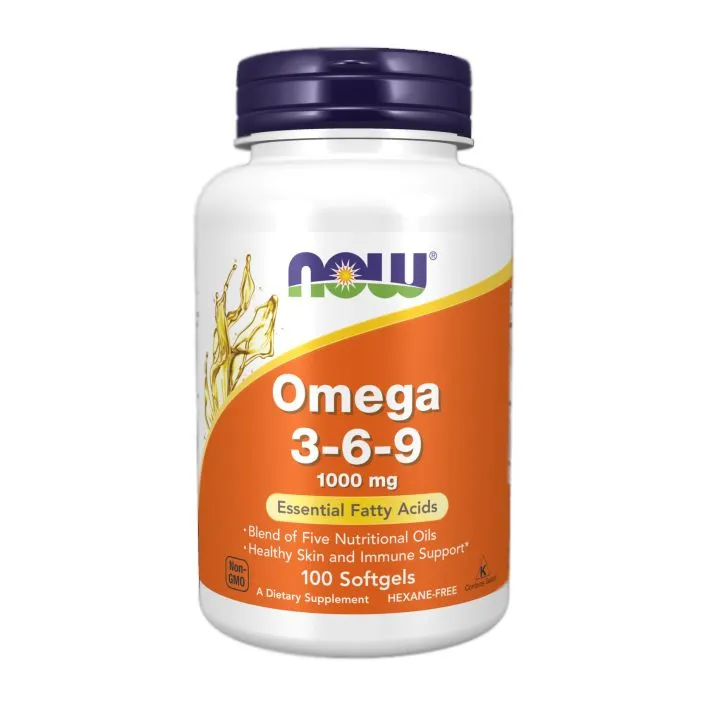 Омега 3-6-9 NOW Omega 3 6 9 1000 мг (100 гелиевых капсул), вариант