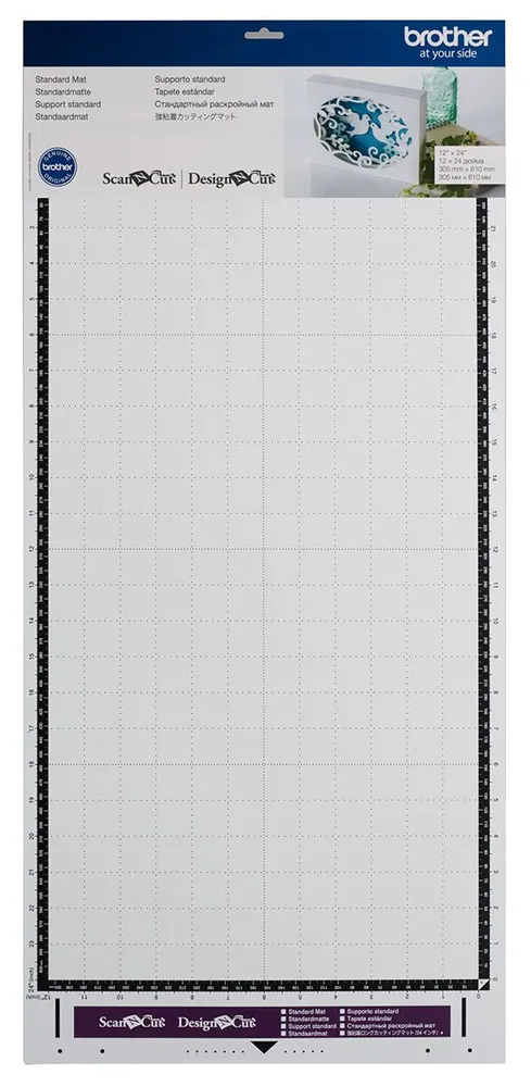 Стандартный раскройный мат 305 x 610 мм Brother ScanNCut (CAMATSTD24) CM300/700/900, 305x610 мм, фото 2