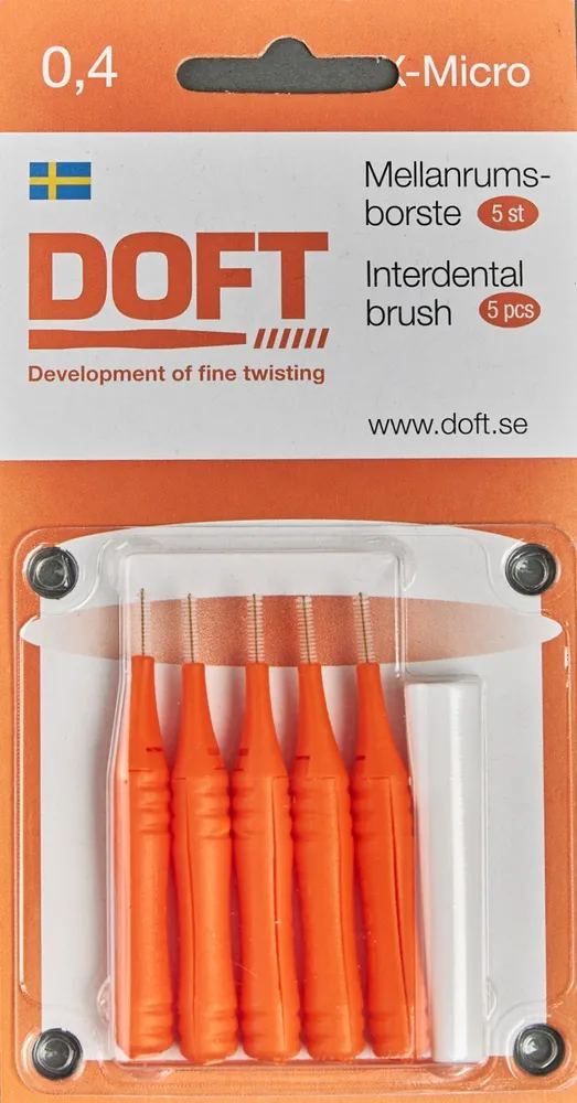Межзубные ершики DOFT 0,4 мм. (5 шт.), 5 шт