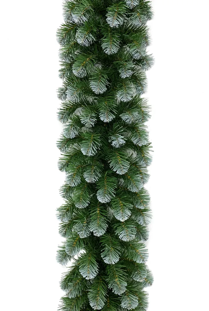 Гирлянда хвойная новогодняя "Байкал" заснеженная, 270х30 см, 180x30 см, фото 4