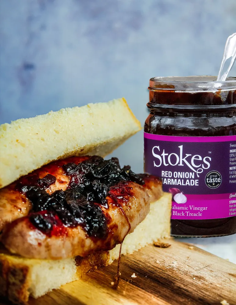 Соус Stokes "Red Onion Marmalade" для мяса из красного лука, красный, фото 2