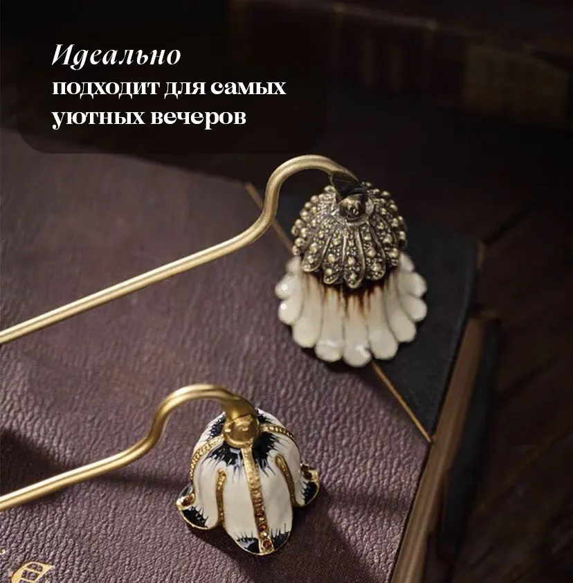 Гаситель/гасильник/колпачок для тушения свечей, белый, фото 5