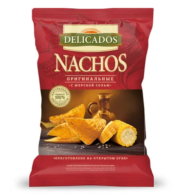 Чипсы кукурузные Delicados Nachos, оригинальные, 150 г Возможно, вам понравится