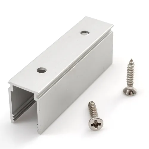 Держатель для одноцветного светодиодного неона МИНИ, 50*10.5*14.8 мм.