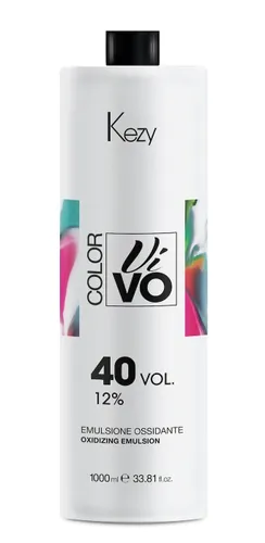 KEZY. Эмульсия окисляющая 12% (40 vol.) для крем краски для волос Oxidizing emulsion COLOR VIVO 1000 мл