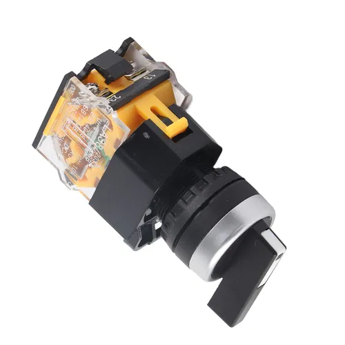 Трехпозиционный самовозвратный поворотный переключатель LA38-20BX33 для управления электромагнитными