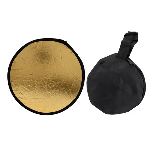 Золотой и серебряный отражатель света, складной, для портретной съемки, 30 см