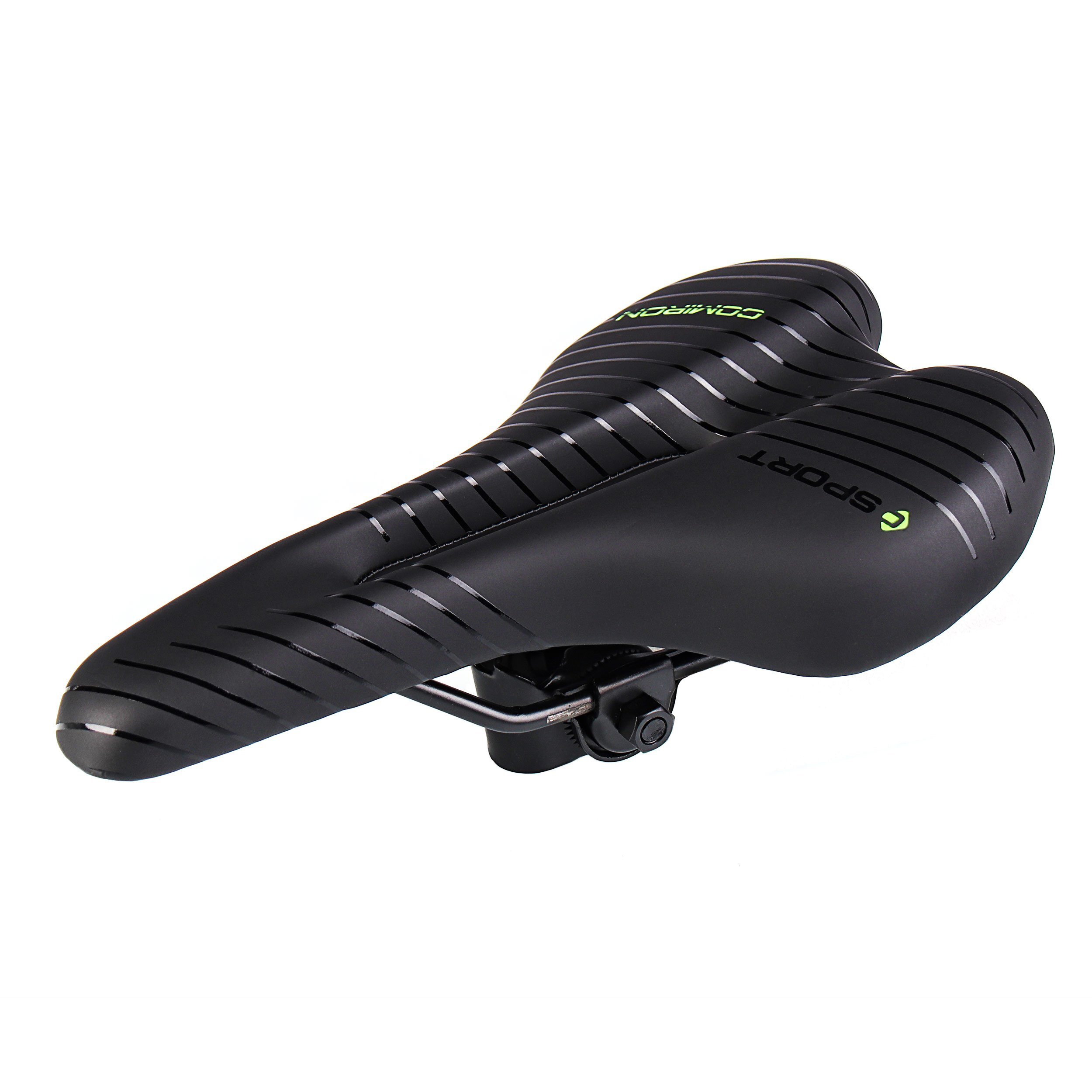 Седло велосипедное MTB COMIRON POGACAR N846 280X160 мм, крепеж (хомут) в комплекте