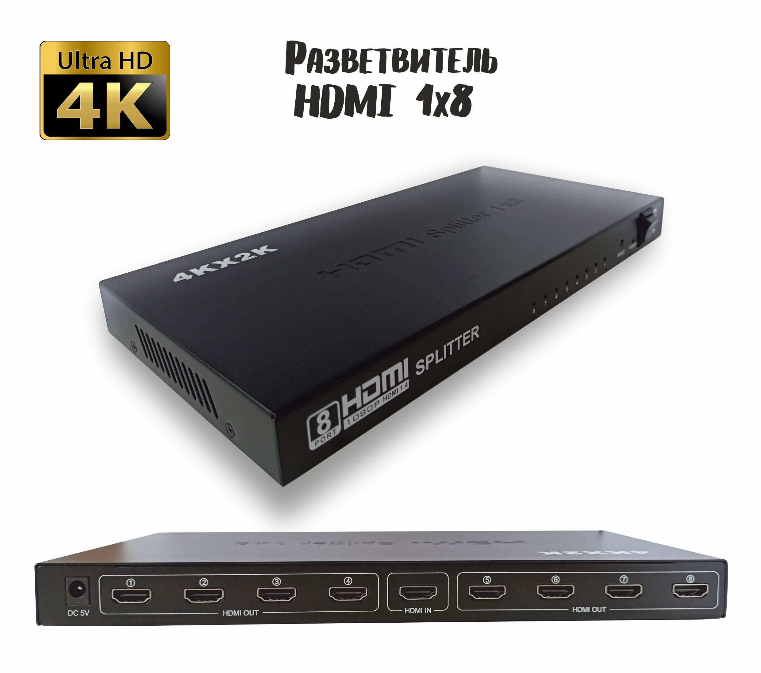 РазветвительHDMIна8