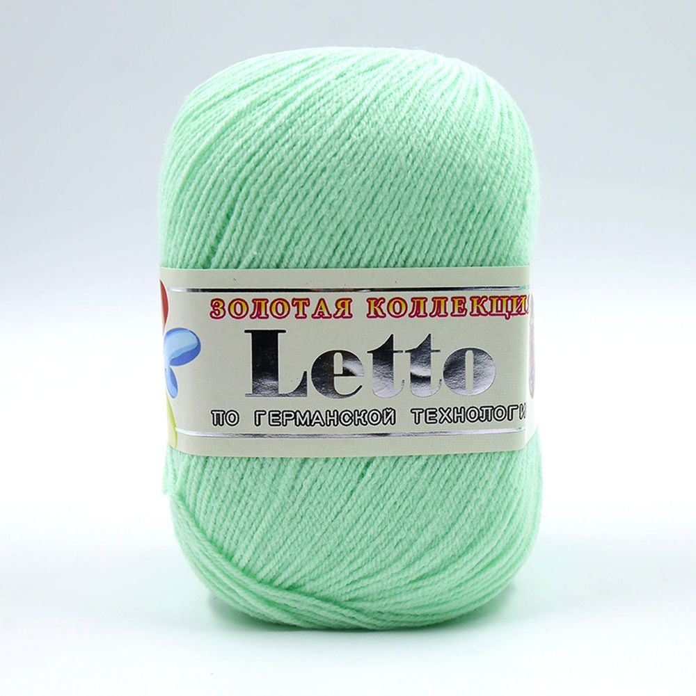 Пряжа Color City Letto (Летто) 5шт 010 персик 75% хлопок, 25% ...