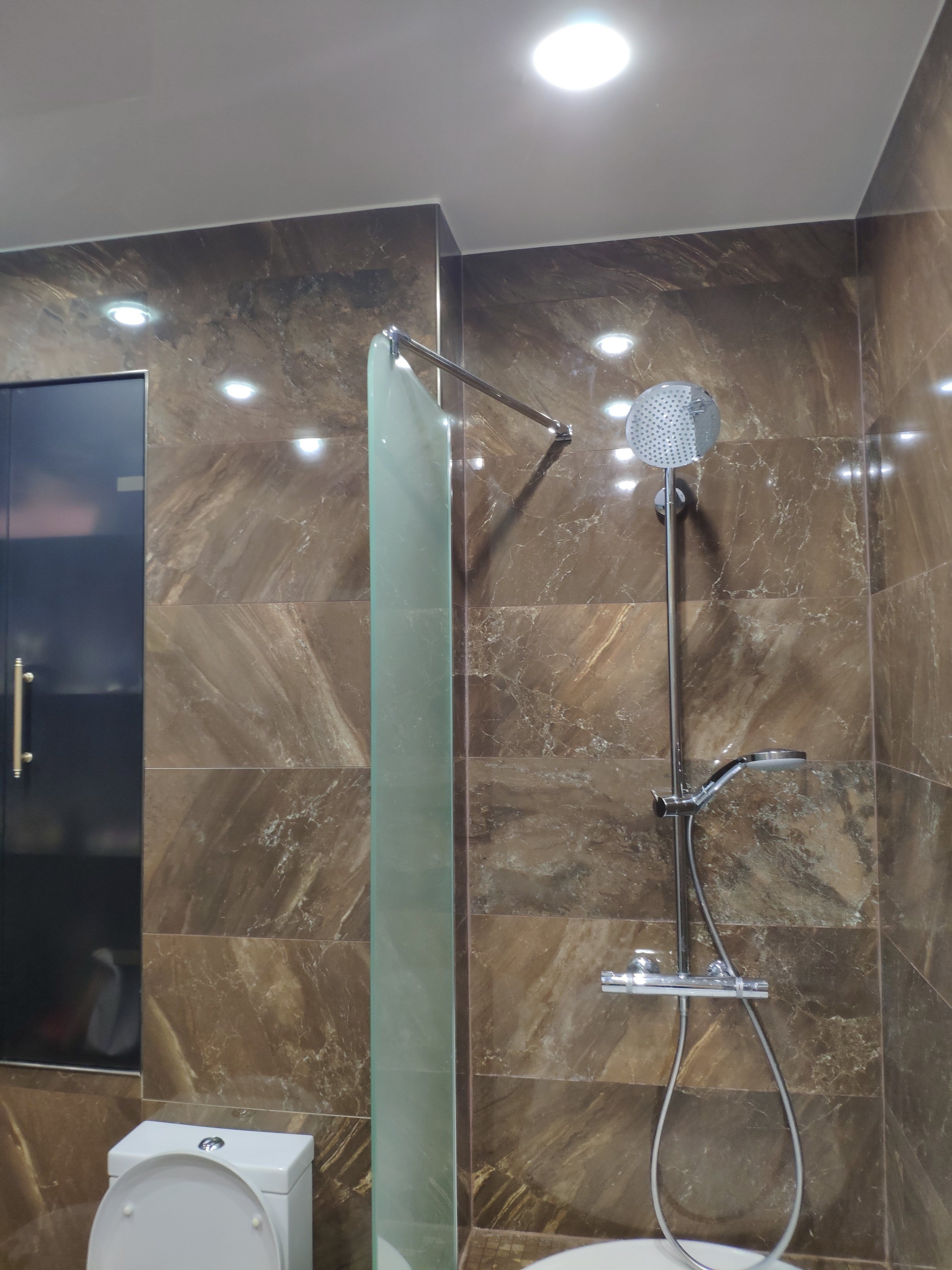 Штанга-держатель для крепления стекла душевой SBR-4022 PC (хром), стена ...