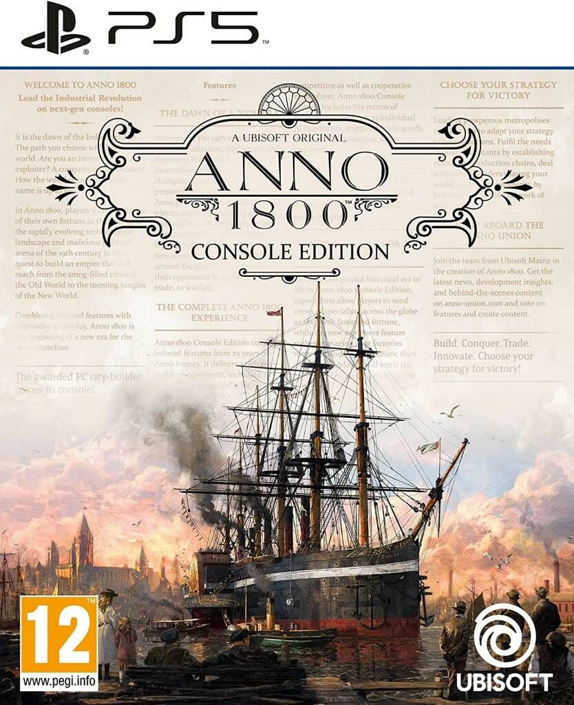 Игра Anno 1800: Console Edition (PlayStation 5, Русская версия) купить на  OZON по низкой цене (927528008)