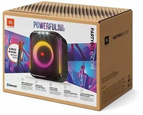 Портативная акустическая колонка JBL PartyBox Encore с микрофоном