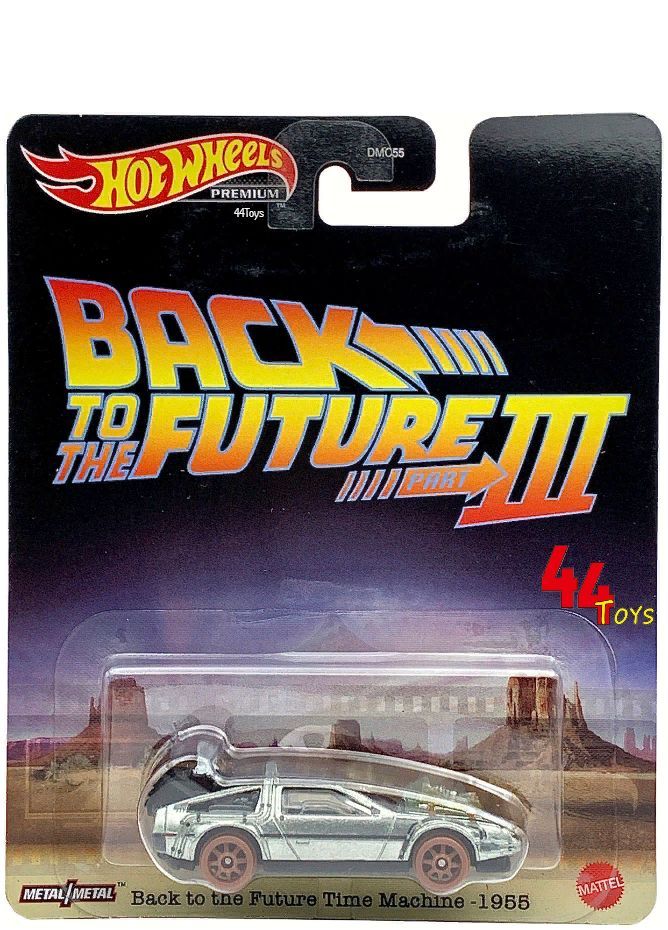 Машинка Hot Wheels Back to the Future Time Machine Premium / Хот