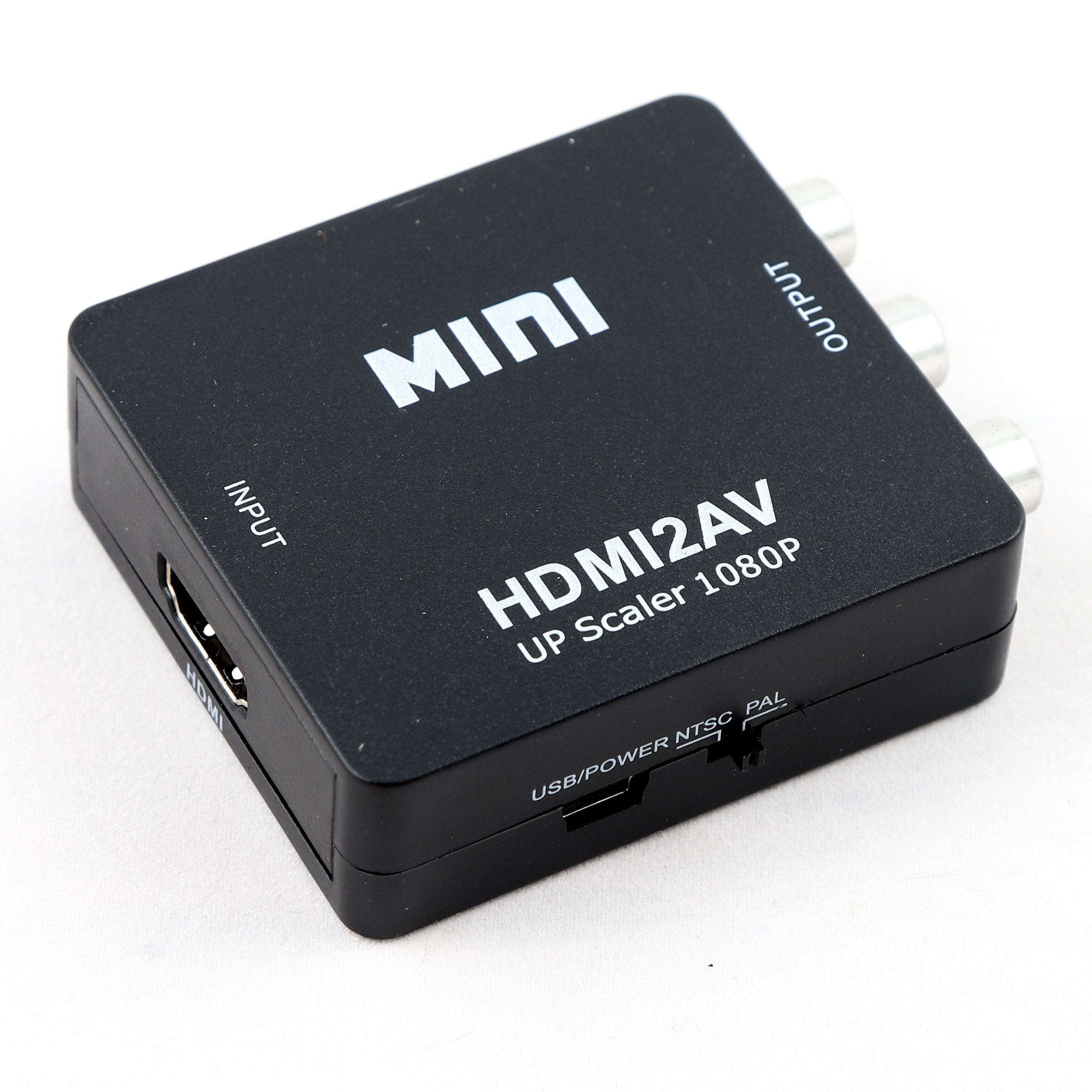 Кабель HDMI, RCA Переходник - конвертер с AV на HDMI (белый) с кабелем ...
