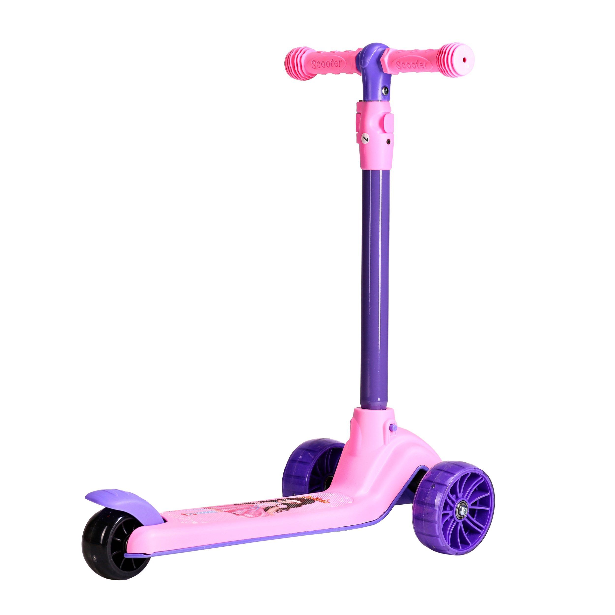 Самокат 3-х колесный SCOOTER Princess, розовый Самокат 3-х колесный SCOOTER Princess, розовый