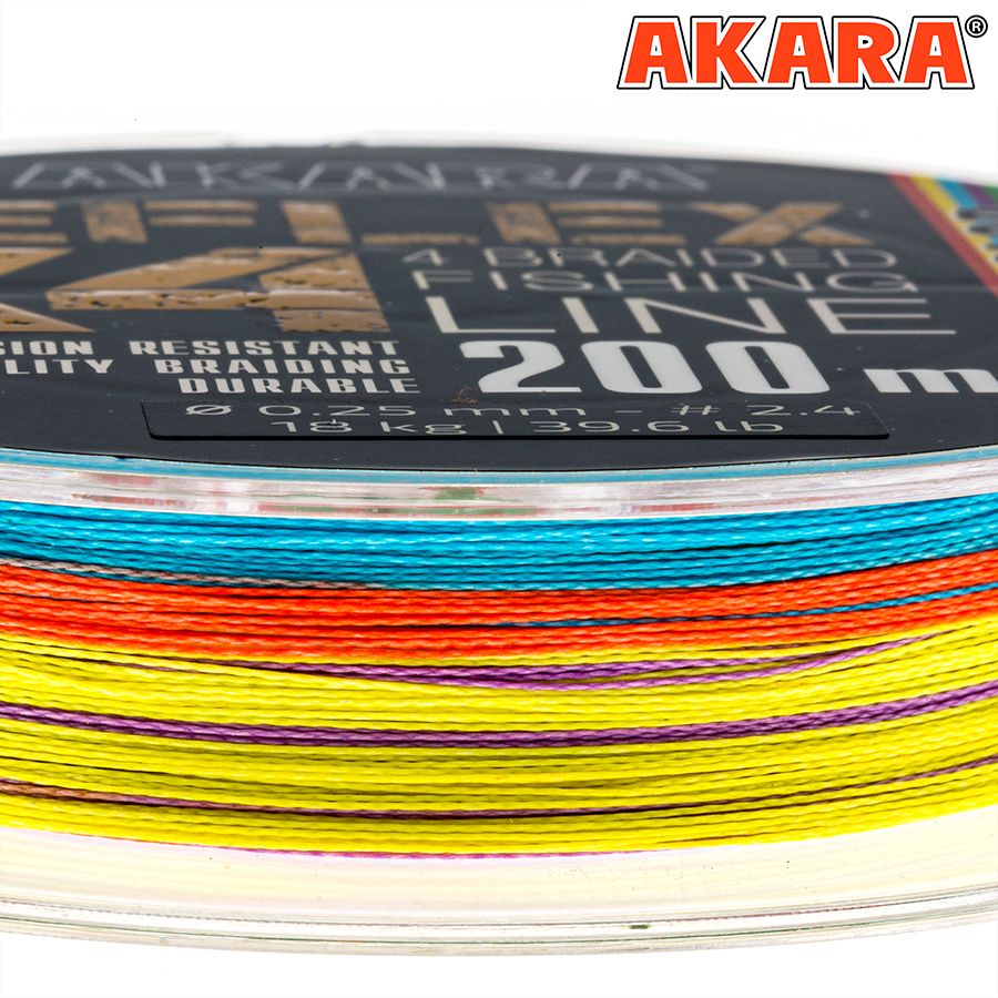 Шнур Akara Reflex Multicolor 200 м 0,14