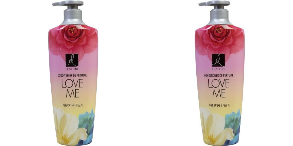 ElastineПарфюмированныйкондиционердлявсехтиповволосPerfumeLoveme,600мл,2шт