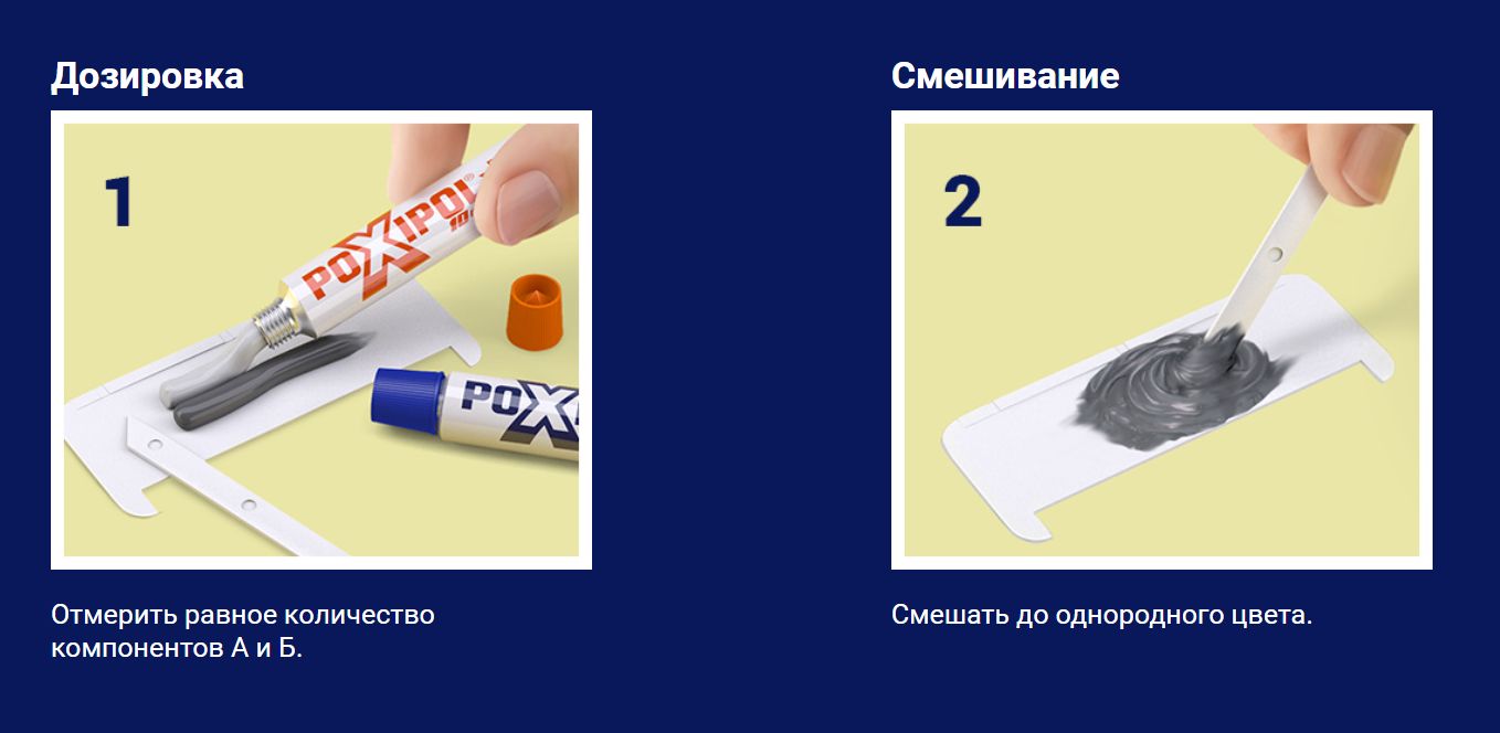 Холодная сварка POXIPOL 70 мл, металл / двухкомпонентный эпоксидный ...