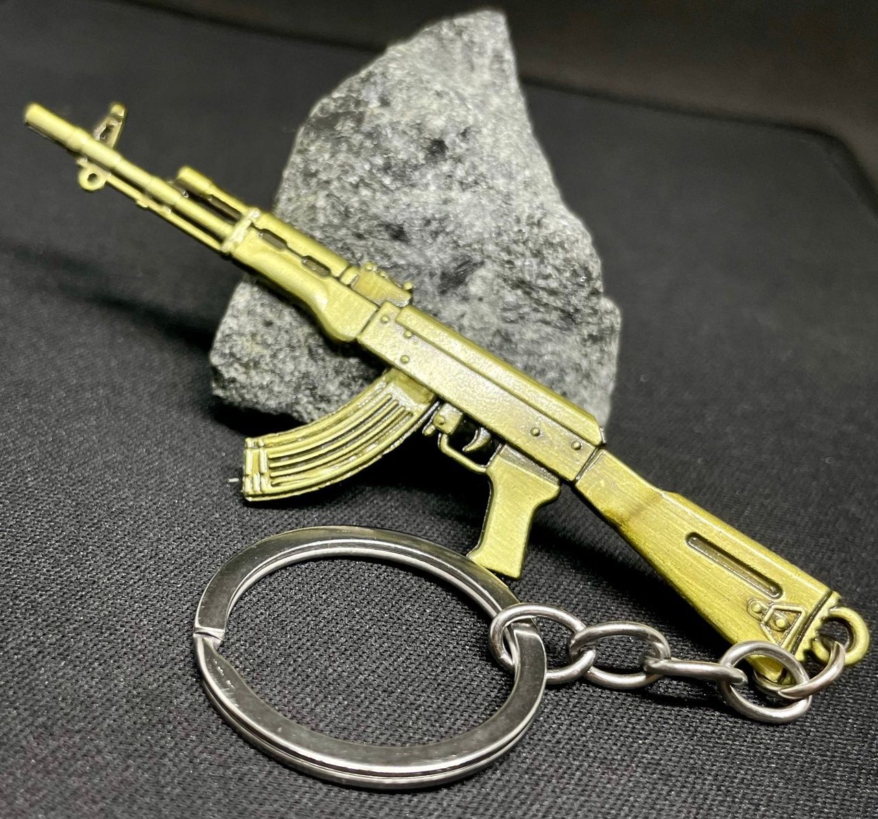 Solder брелок подвеска на ключи автомат АК 74, АК 47, металл, 10 см ...