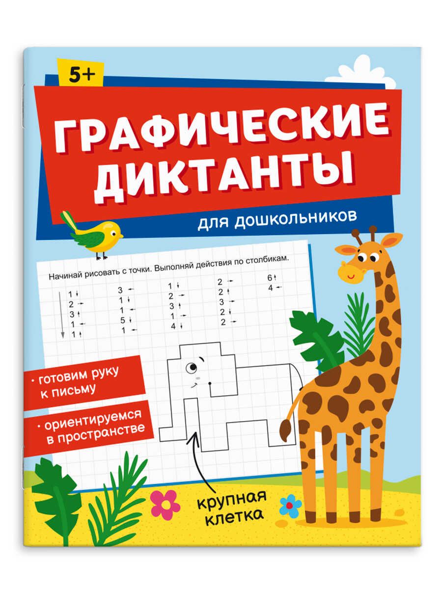 Книжка с заданиями по рисованию для детей. Серия "Графические диктанты" 165х205 мм 16 стр | School VPR Practice Tests - Ozon image 7